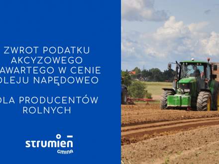 Zwrot akcyzy dla rolników